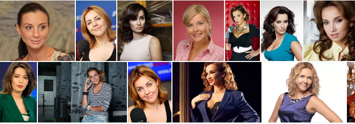 Телеведущие, актрисы российского тв - фото
